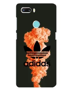Чехол для ZTE Z18 Mini с картинкой «Оранжевый дым Adidas»