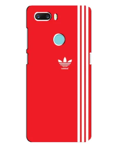 Чехол для ZTE Z18 Mini с картинкой «Красный минимализм Adidas»