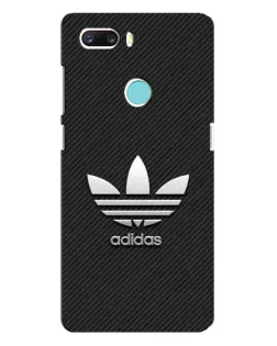 Чехол для ZTE Z18 Mini с картинкой «Adidas Карбоновая текстура»