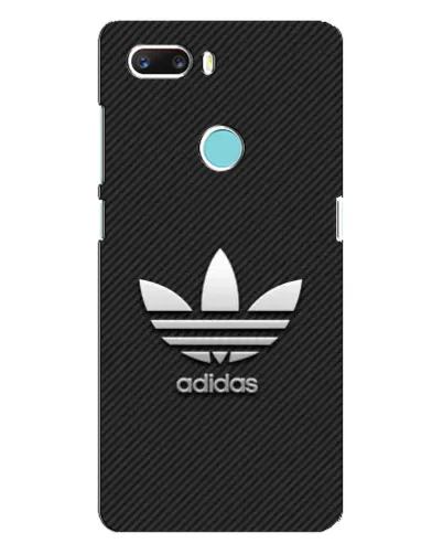 Чехол для ZTE Z18 Mini с картинкой «Adidas Карбоновая текстура»