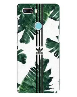 Чехол для ZTE Z18 Mini с картинкой «Пальмовые листья адидас»