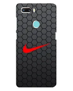Чехол для ZTE Z18 Mini с картинкой «Nike — карбоновая сетка»