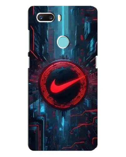 Чехол для ZTE Z18 Mini с картинкой «Техногенный стиль Nike»