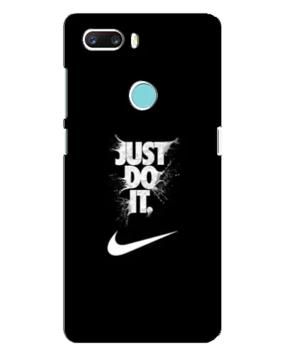 Чехол для ZTE Z18 Mini с картинкой «Текстовый принт Nike»
