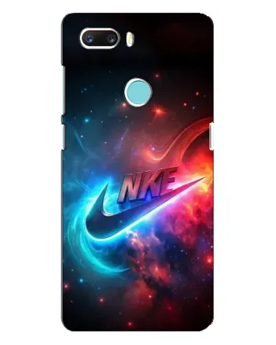 Чехол для ZTE Z18 Mini с картинкой «Огненный логотип Nike»
