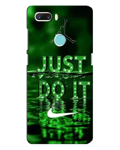 Чехол для ZTE Z18 Mini с картинкой «Зеленый неоновый Nike»