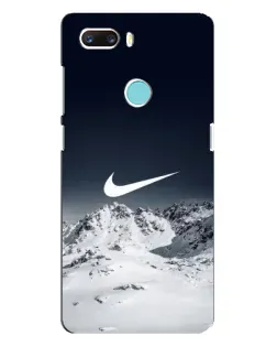 Чехол для ZTE Z18 Mini с картинкой «Nike — зимние горы»