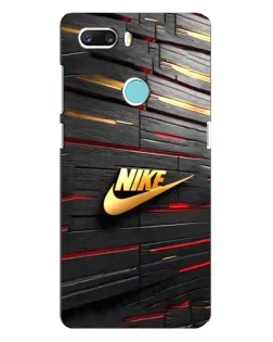 Чехол для ZTE Z18 Mini с картинкой «Золотой Nike на металле»