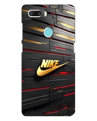 Чехол для ZTE Z18 Mini с картинкой «Золотой Nike на металле»