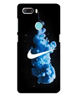 Чехол для ZTE Z18 Mini с картинкой «Nike и синий дым»
