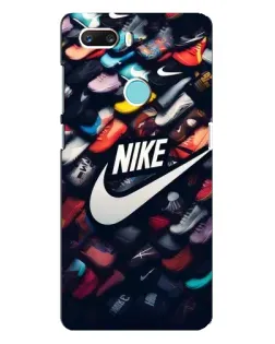 Чехол для ZTE Z18 Mini с картинкой «Коллекция кроссовок Nike»
