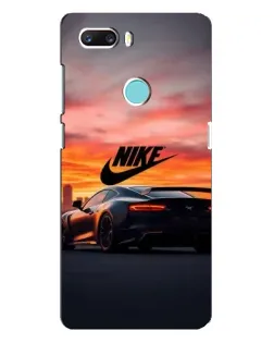 Чехол для ZTE Z18 Mini с картинкой «Nike и суперкар»