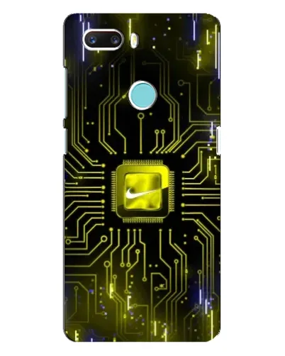 Чехол для ZTE Z18 Mini с картинкой «Nike — золотая искра»