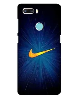 Чехол для ZTE Z18 Mini с картинкой «Синий пульс Nike»