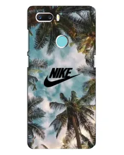 Чехол для ZTE Z18 Mini с картинкой «Тропический принт Nike»