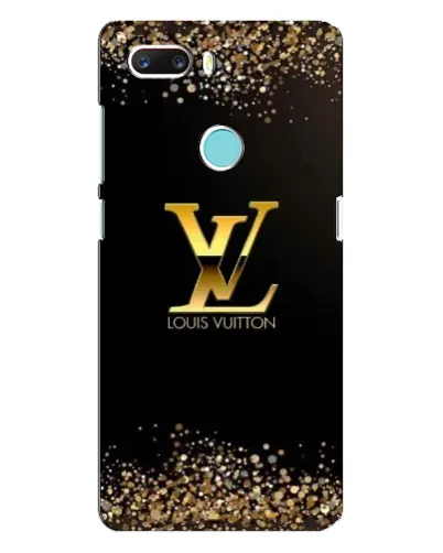 Чехол для ZTE Z18 Mini с картинкой «LV — золотые искры»