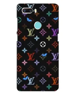 Чехол для ZTE Z18 Mini с картинкой «Цветная монограмма LV»