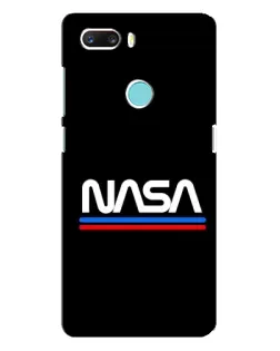 Чехол для ZTE Z18 Mini с картинкой «NASA — классика Red Blue»