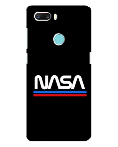Чехол для ZTE Z18 Mini с картинкой «NASA — классика Red Blue» Чехол для ZTE Z18 Mini с картинкой «NASA — классика Red Blue»