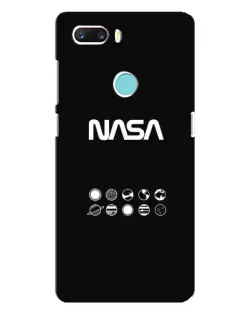Чехол для ZTE Z18 Mini с картинкой «NASA — технический принт»