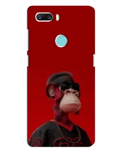 Чехол для ZTE Z18 Mini с картинкой «Bored Ape в красном»