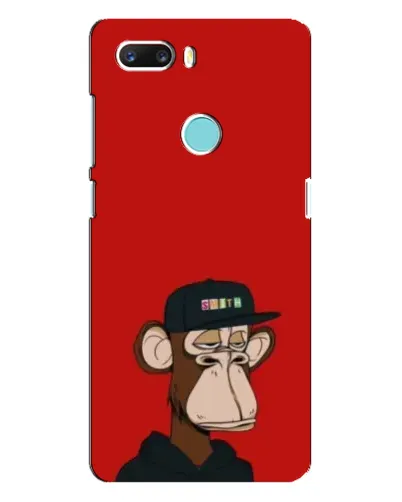 Чехол для ZTE Z18 Mini с картинкой «Bored Ape — красный фон» Чехол для ZTE Z18 Mini с картинкой «Bored Ape — красный фон»