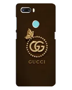 Чехол для ZTE Z18 Mini с картинкой «Gucci — золотая бабочка»