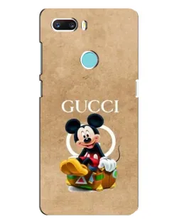Чехол для ZTE Z18 Mini с картинкой «Микки Маус Gucci — крафт»