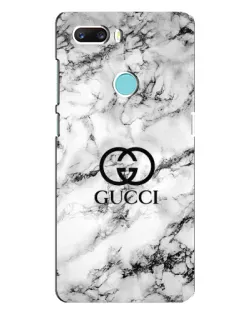 Чехол для ZTE Z18 Mini с картинкой «Gucci — мраморный шик»