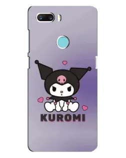 Чехол для ZTE Z18 Mini с картинкой «Kuromi — фиолетовый арт»