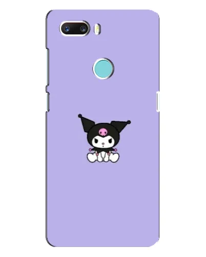 Чехол для ZTE Z18 Mini с картинкой «Kuromi — фиолетовый минимализм»