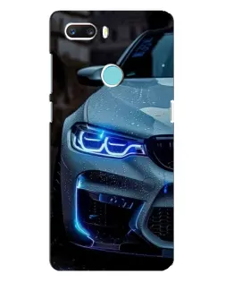 Чохол для ZTE Z18 Mini з картинкою «Погляд BMW з синіми фарами»