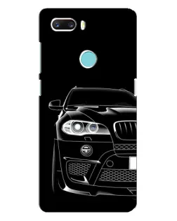 Чохол для ZTE Z18 Mini з картинкою «Темний силует BMW»