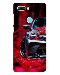Чохол для ZTE Z18 Mini з картинкою «Спортивна BMW та квіти»