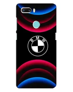Чохол для ZTE Z18 Mini з картинкою «Логотип BMW та неонові дуги»