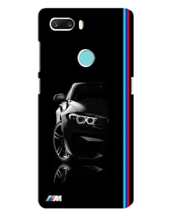 Чохол для ZTE Z18 Mini з картинкою «Силует BMW в темряві»