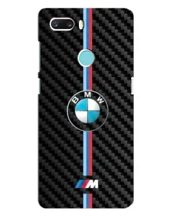 Чохол для ZTE Z18 Mini з картинкою «Емблема BMW та карбон»