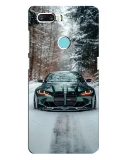 Чохол для ZTE Z18 Mini з картинкою «BMW у зимовому лісі»