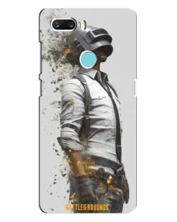 Чохол для ZTE Z18 Mini з картинкою «PUBG — боєць у пилу»