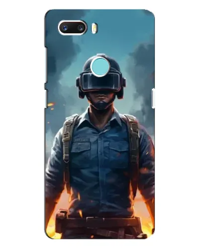 Чохол для ZTE Z18 Mini з картинкою «PUBG — реалістичний герой»