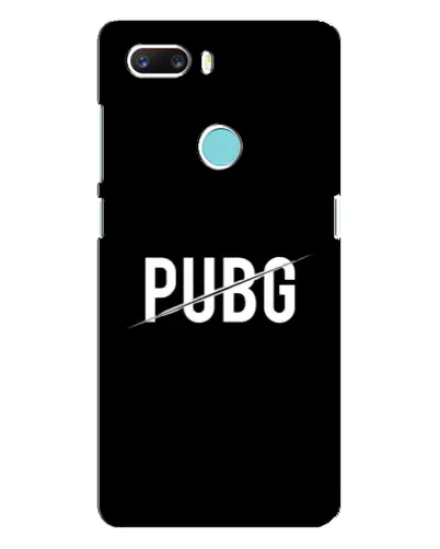 Чохол для ZTE Z18 Mini з картинкою «PUBG — білий логотип»