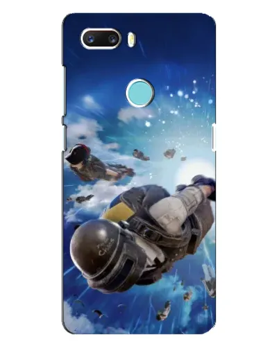 Чохол для ZTE Z18 Mini з картинкою «Десант PUBG — стрибок»