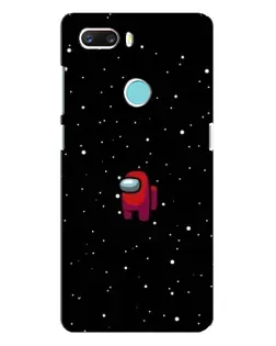Чехол для ZTE Z18 Mini с картинкой «Красный Among Us»