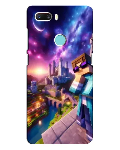 Чехол для ZTE Z18 Mini с картинкой «Стив и космос»