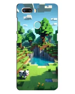 Чехол для ZTE Z18 Mini с картинкой «Minecraft летний день»