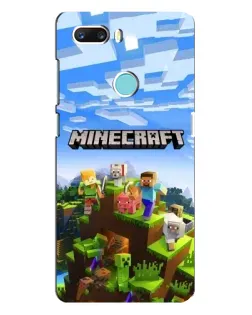Чехол для ZTE Z18 Mini с картинкой «Minecraft классический мир»