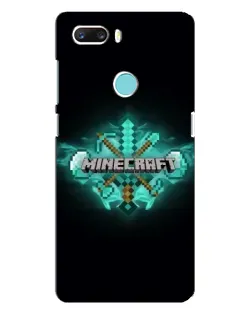 Чехол для ZTE Z18 Mini с картинкой «Minecraft Diamond лого»