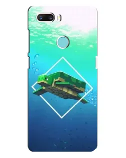 Чохол для ZTE Z18 Mini з картинкою «Черепаха Minecraft»