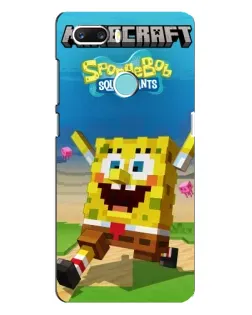 Чохол для ZTE Z18 Mini з картинкою «Губка Боб Minecraft»