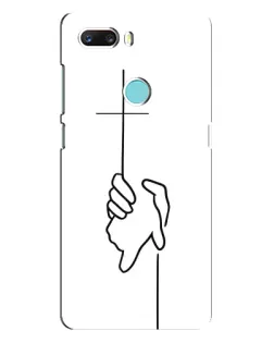 Чехол для ZTE Z18 Mini с картинкой «Рука держит» Чехол для ZTE Z18 Mini с картинкой «Рука держит»